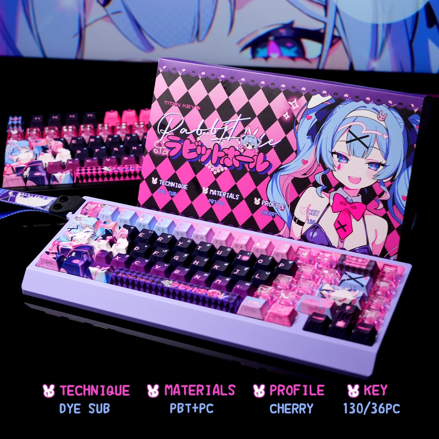 Anime Rabbit Hole Theme Custom - огляд і ціна Gaming Accessories Aesthetic