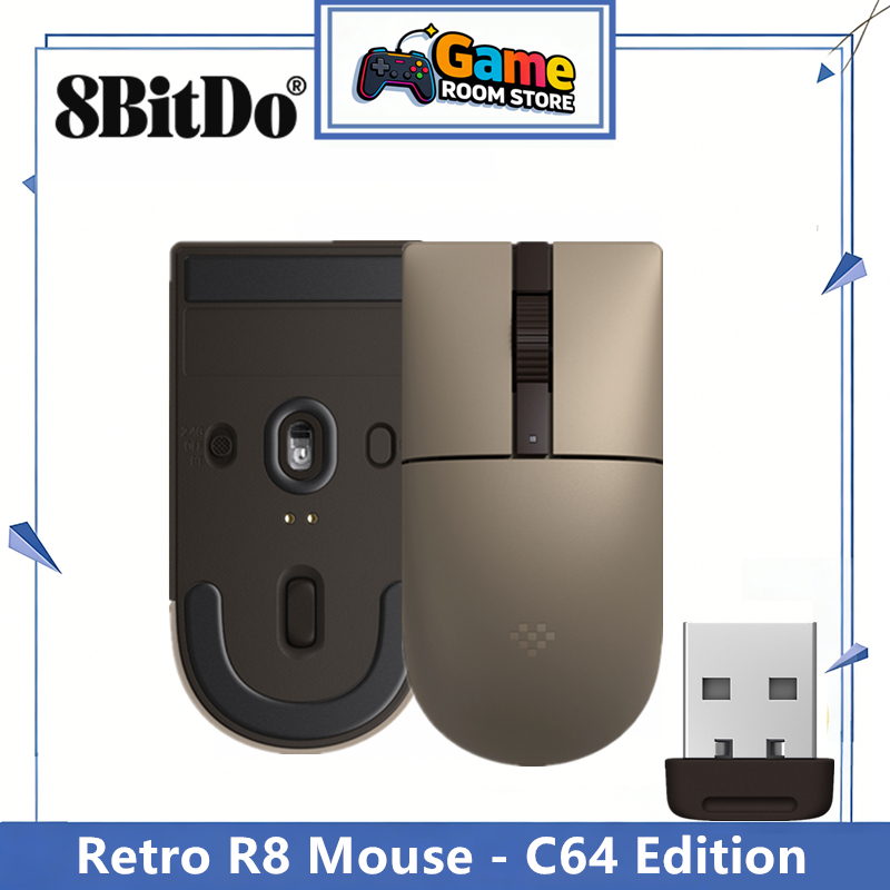 8BitDo Retro R8 Mouse - C64 Ed - огляд і ціна Gaming Accessories Retro