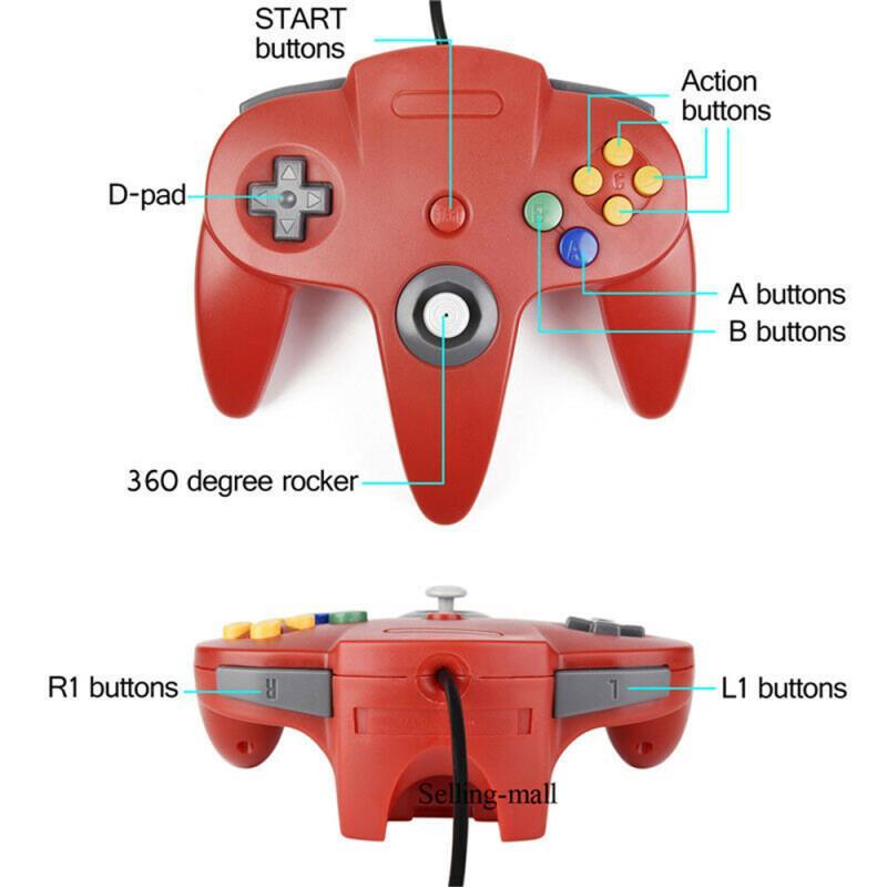 N64 Controller Classic USB Wir - огляд і ціна Gaming Accessories Retro